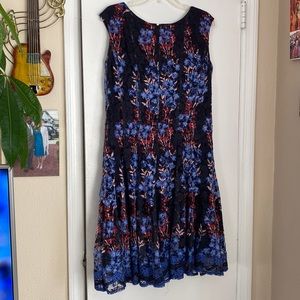 Ladies Roz & Ali Multi Color Dress